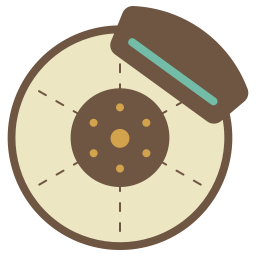 Brake disc icon