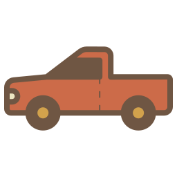 Pickup truck icon