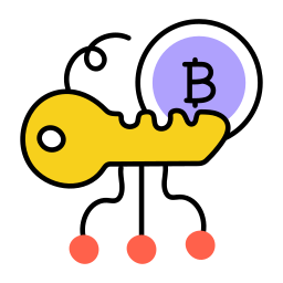 Bitcoin access icon