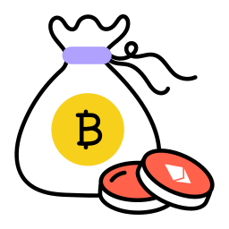 bitcoin-tas icoon