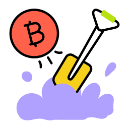 mineração de bitcoin Ícone