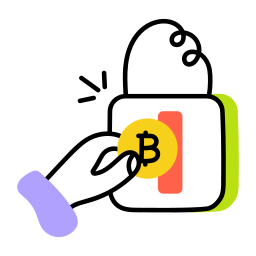 sicurezza dei bitcoin icona