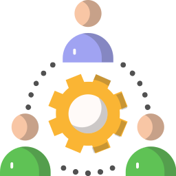 gestion d'équipe Icône