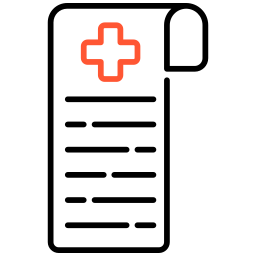 Medical prescription icon