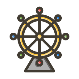 Ferris wheel icon