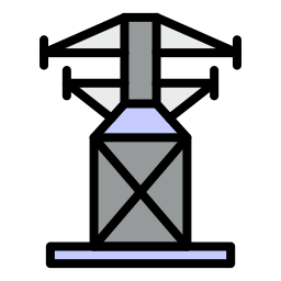 Electrical tower icon