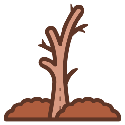 árbol desnudo icono