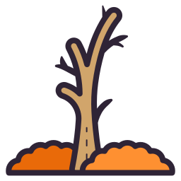 árbol desnudo icono