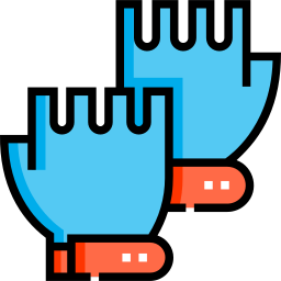 rękawiczki asekuracyjne ikona