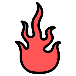 ogień ikona