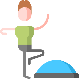 Exercise ball icon