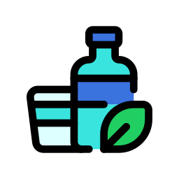 Plastic waste icon