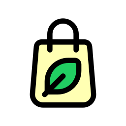 Reusable bag icon