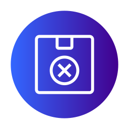 Cancel delivery icon