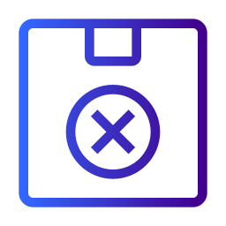 Cancel delivery icon