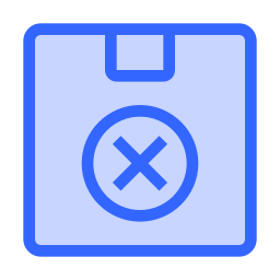 Cancel delivery icon