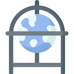 Earth globe icon