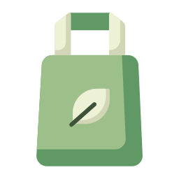Reusable bag icon