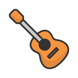 guitarra icono