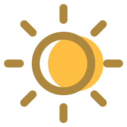 soleil Icône