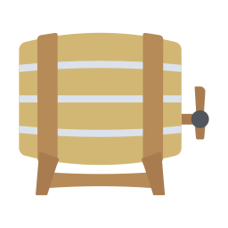 Wine barrel icon