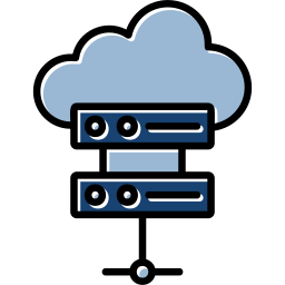 base de datos en la nube icono