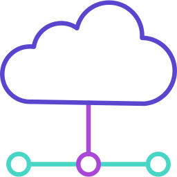 computación en la nube icono