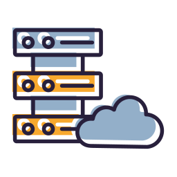 Cloud server icon