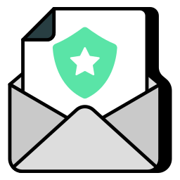 beveiligde e-mail icoon