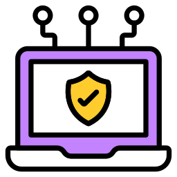 sicurezza del computer portatile icona