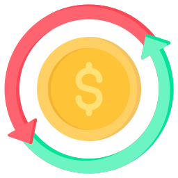 Cash flow icon