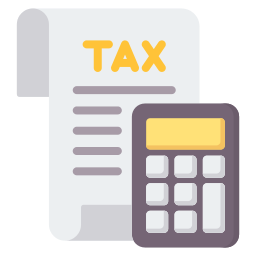 Tax calculate icon