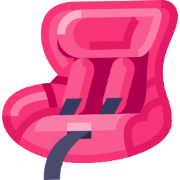 asiento de seguridad icono