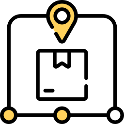 Tracking delivery icon
