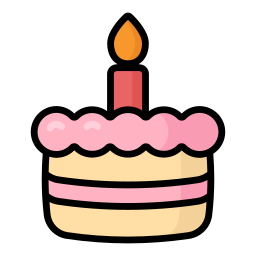 Birthday cake icon