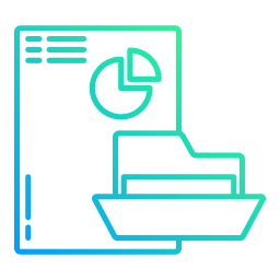 informe de datos icono