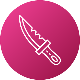 cuchillo de buceo icono