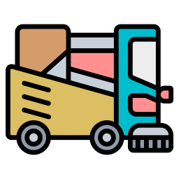 Road sweeper icon