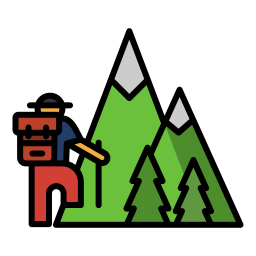 escursionismo icona