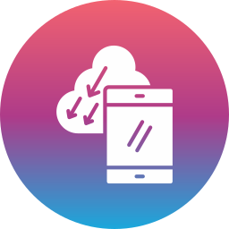 nube móvil icono