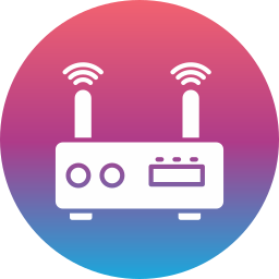 Wireless router icon