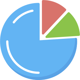 cirkeldiagram icoon