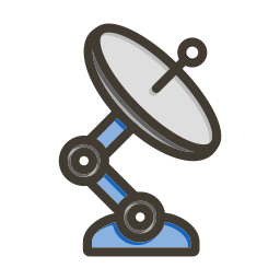 Satellite dish icon