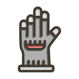 Wired glove icon