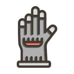 przewodowa rękawica ikona