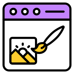 웹페이지 디자인 icon