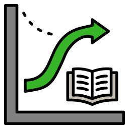 curva de aprendizaje icono