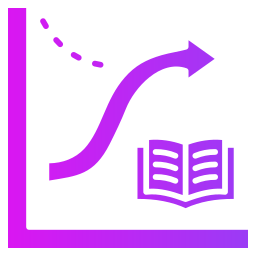 Learning curve icon