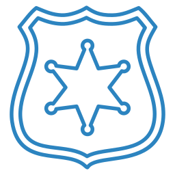 sheriff insignia icono