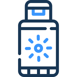 crema solare icona